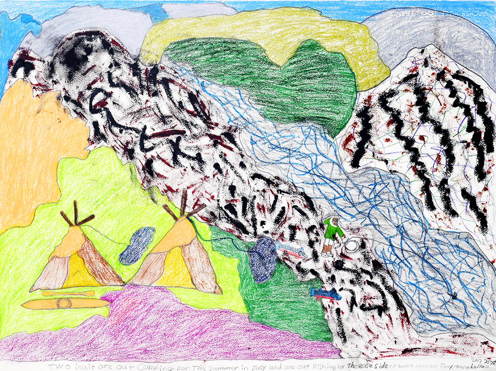 AnguhalluqTonyTwoInuitAreOutCamping