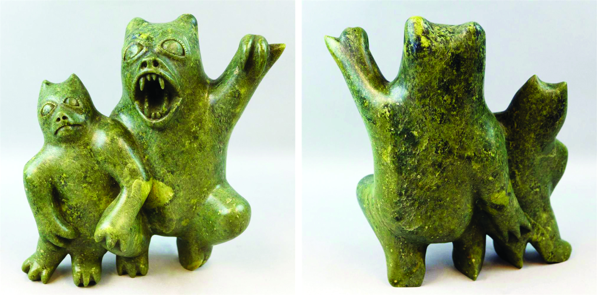AshoonaKiugakHowlingSpirit(Tornrak)AndItsYoung