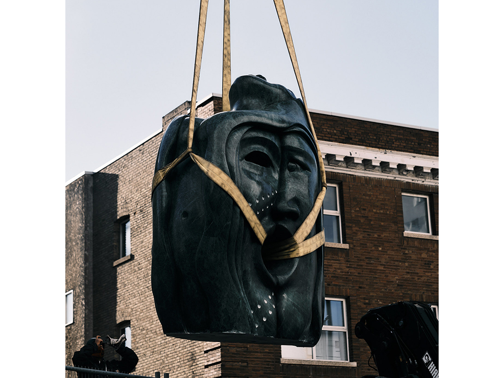 Goota Ashoona Qaumajuq Sculpture Installation 2. Photo Calvin Lee Joseph.