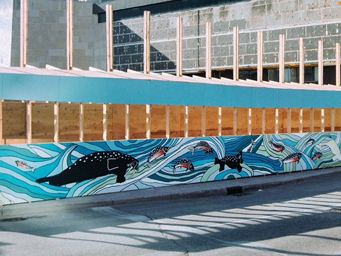 SheppardKaileyMosaicSeaQaumajuqBoardwalkMural
