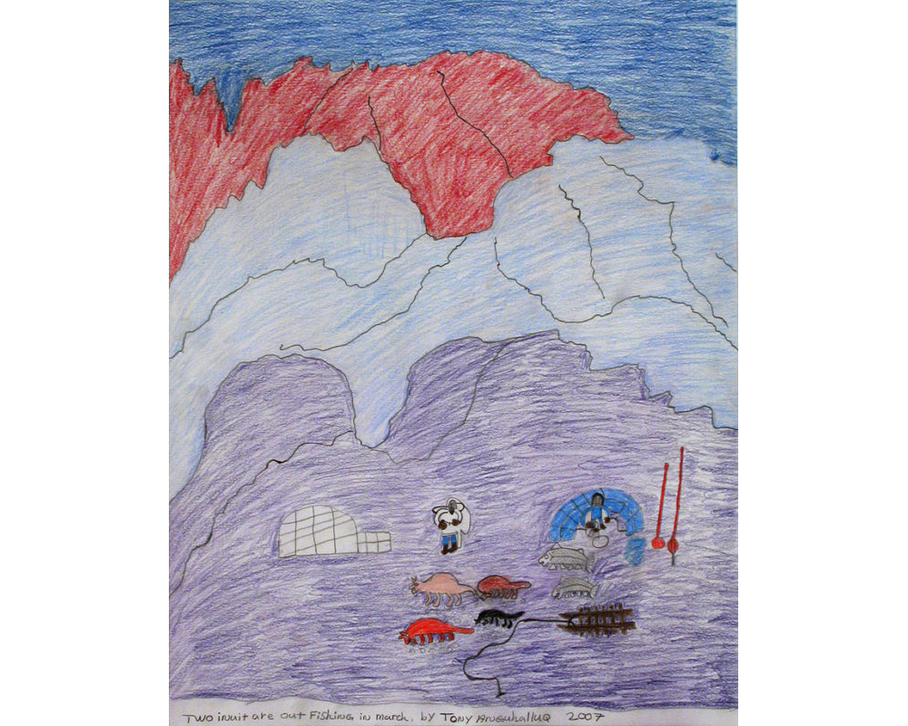 AnguhalluqTwoInuitAreOutFishingInMarch