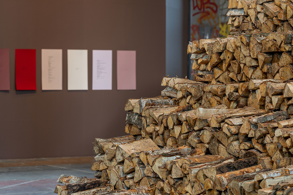 Installation_GrahnCarola_FirewoodandPoems