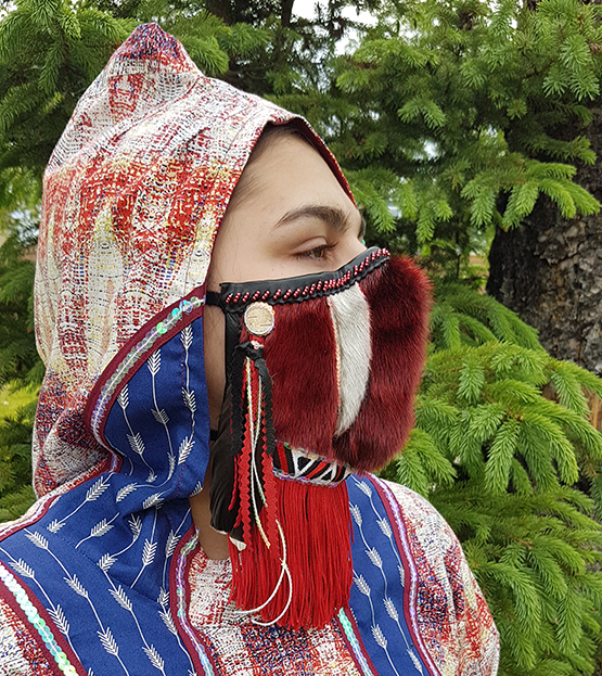 kingchristina_taalrumiq_inuvialuit-fortitude-sealskin-pandemic-mask-1_-atikluk-parka-cover_2020 crop