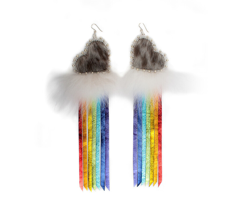 5Works-PrideJewellery-CKingTaalrumiq-SealHeartRainbowFringeEarrings