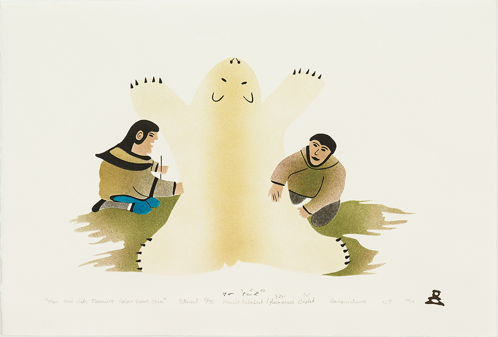 39.2_Feature2_AKilabuk_Man-and-Wife-Cleaning-Polar-Bear-Skin